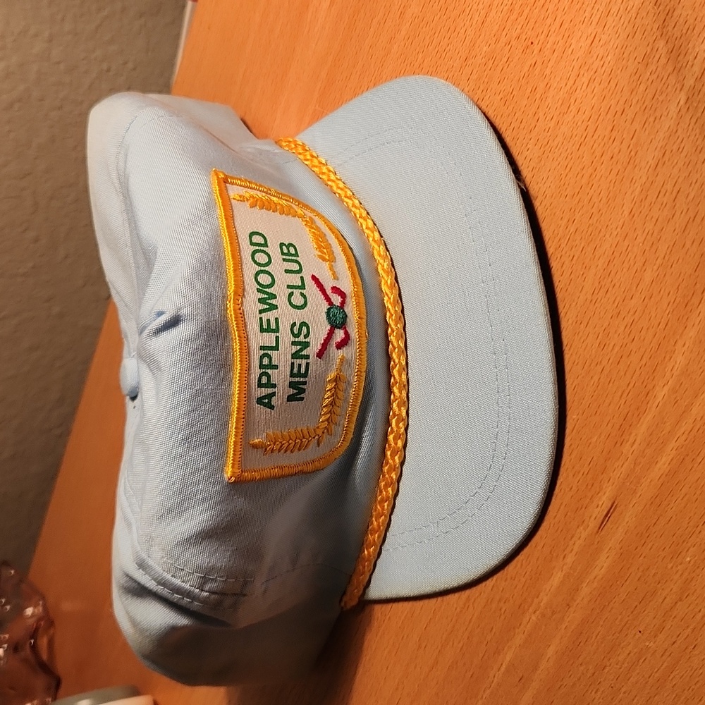 Vintage Applewood Men's Club Railroad Train Patch Logo Cap Hat